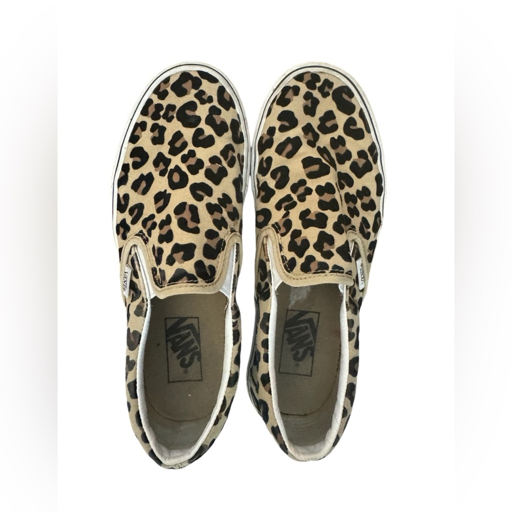 Leopard Vans size 7.5